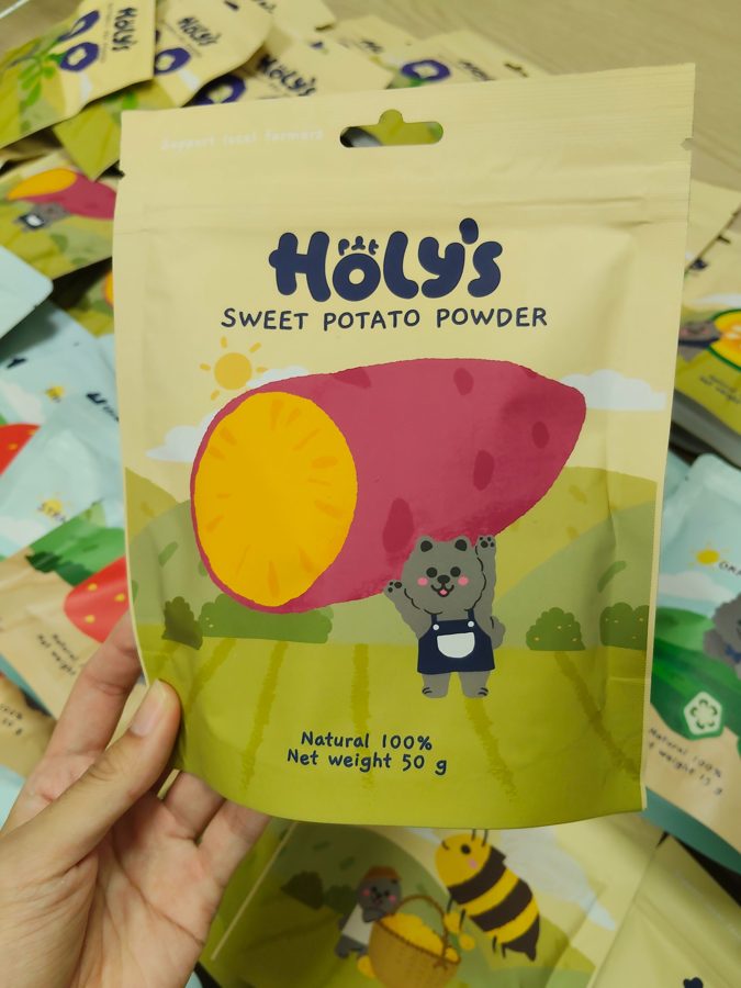 Holy's 地瓜粉商品照，大仔家