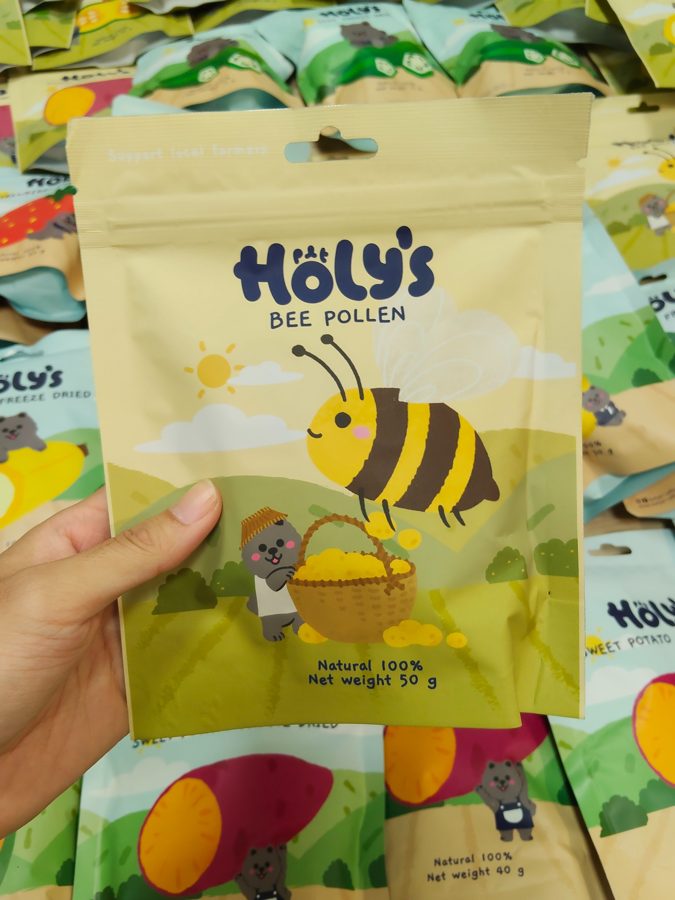 Holy's 蜂花粉商品照，大仔家