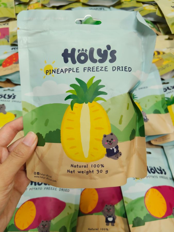 Holy's 鳳梨乾商品照，大仔家