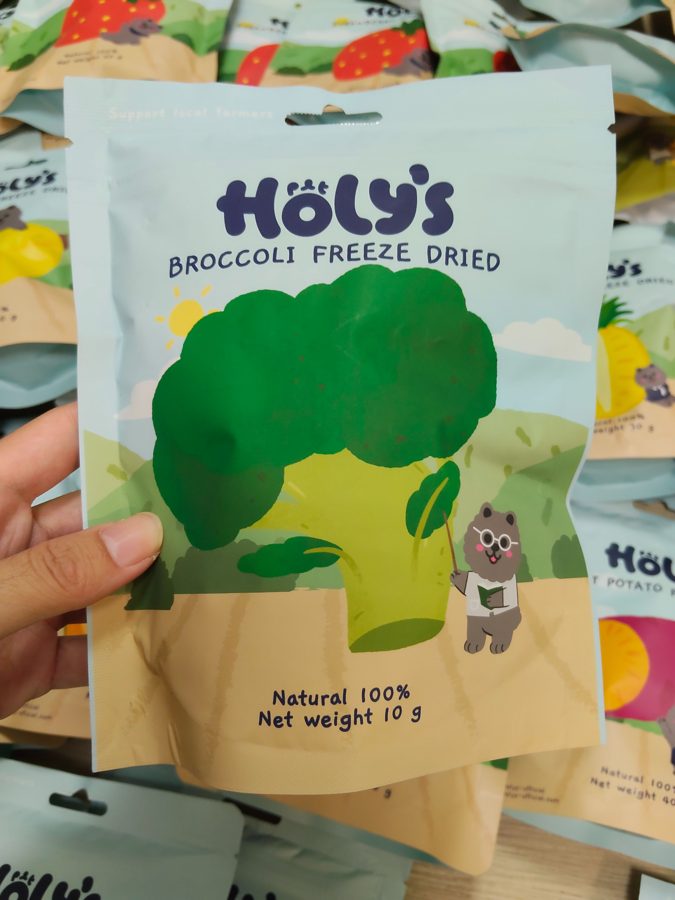 Holy's 花椰菜乾商品照，大仔家