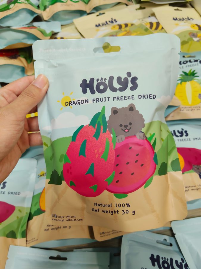 Holy's 火龍果乾商品照，大仔家