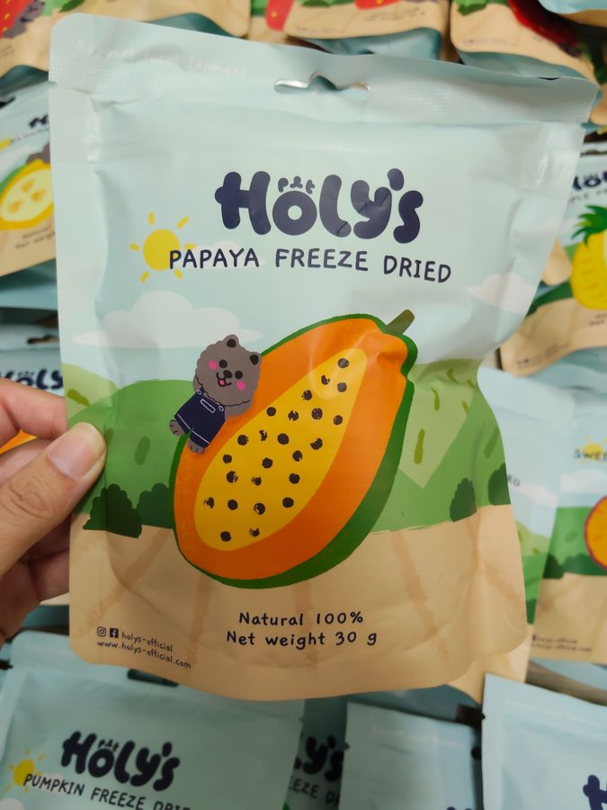 Holy's 木瓜乾商品照，大仔家