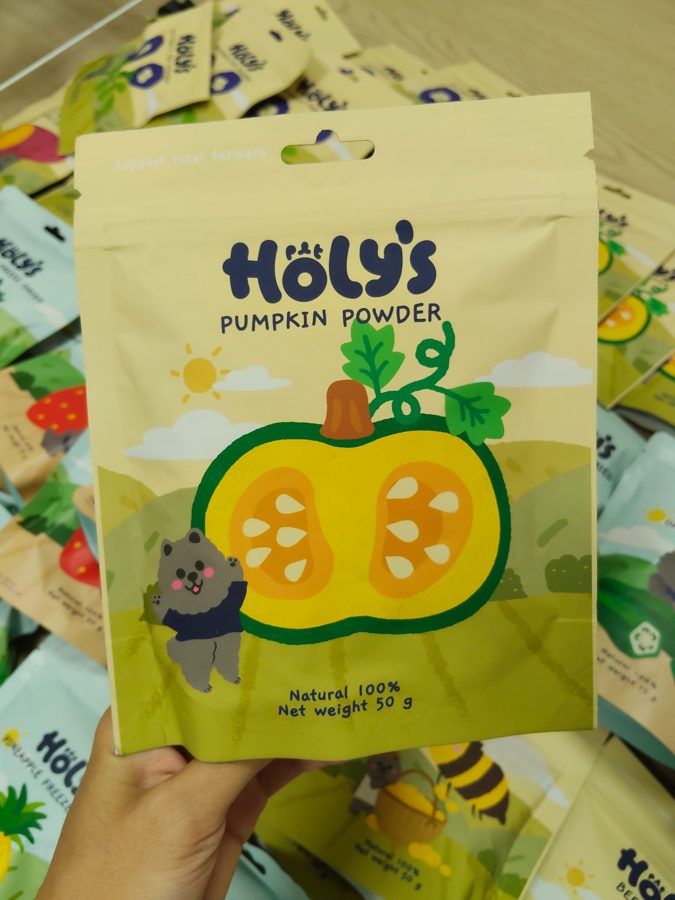 Holy's 南瓜粉商品照，大仔家