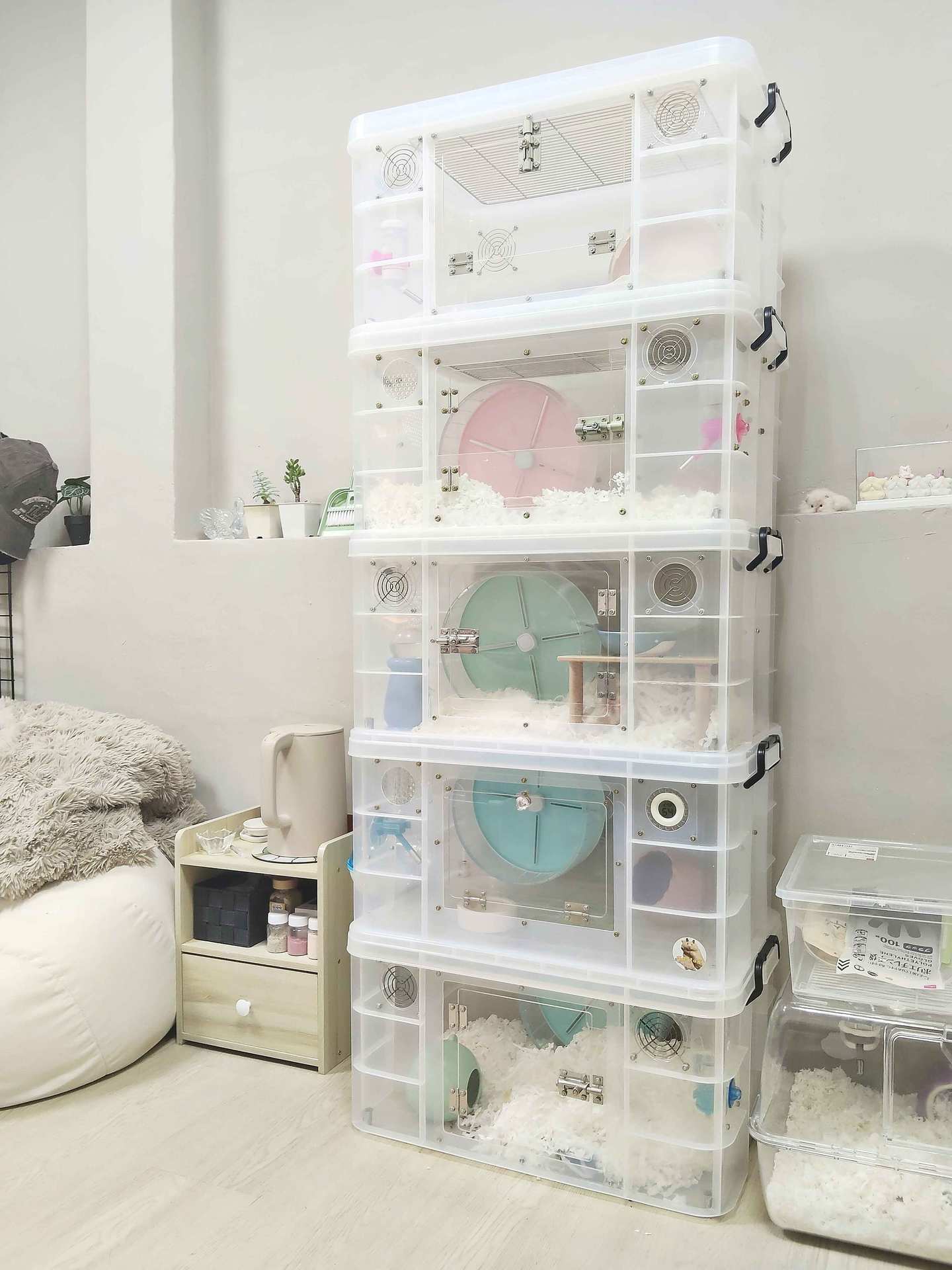 大仔家倉鼠寄宿環境 - 專屬籠具空間